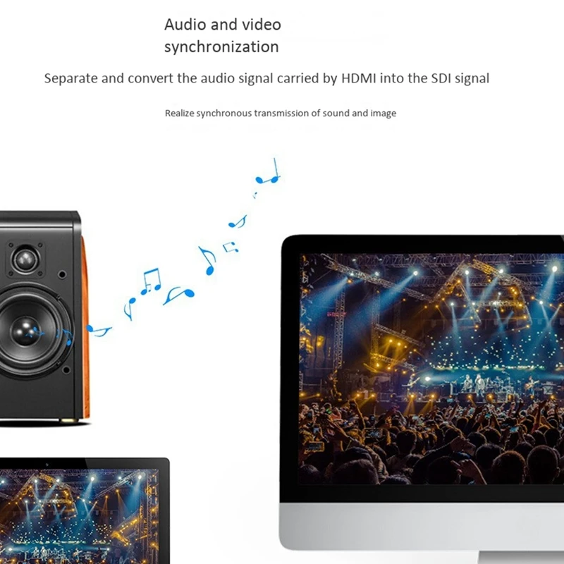 HDMI в SDI конвертер 3G/HD/SD-SDI адаптер сигнала 1080P HD o и синхронизация видео (штепсельная