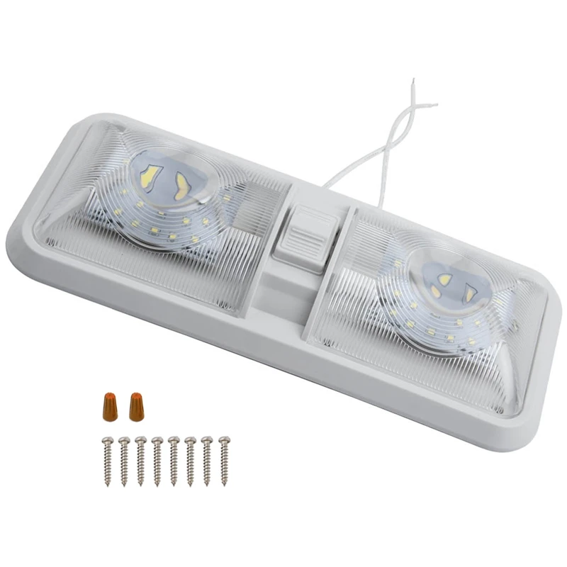 

RV Interior Led Ceiling Light Boat Camper Trailer Single Dome 12V 280LM Dimmer