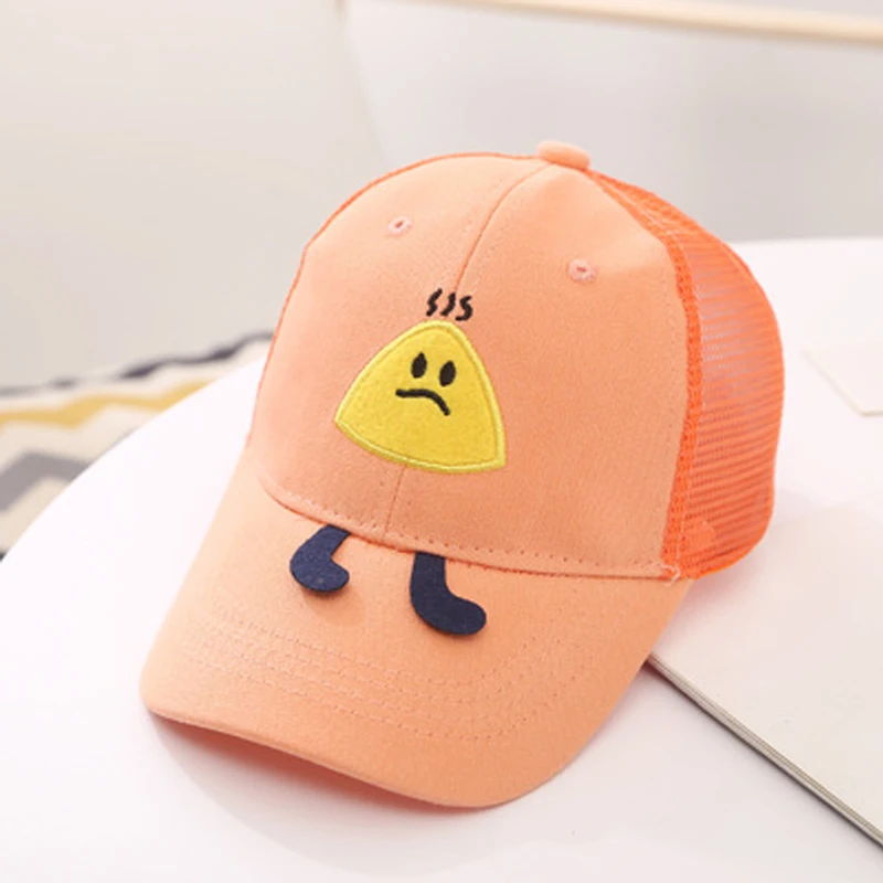 Сетчатая дышащая шляпа Foux для мальчиков детский козырек от солнца с мультяшным