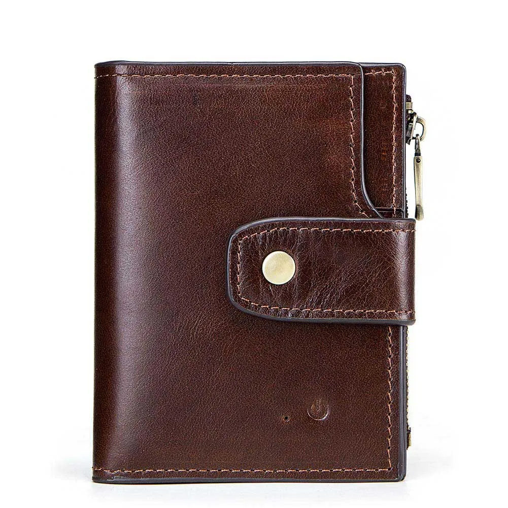 High Quality High-end Men's Wallet RFID Leather Smart Bluetooth Anti-lost Anti-theft Multi-function Coin Purse Mobile Phone Bag