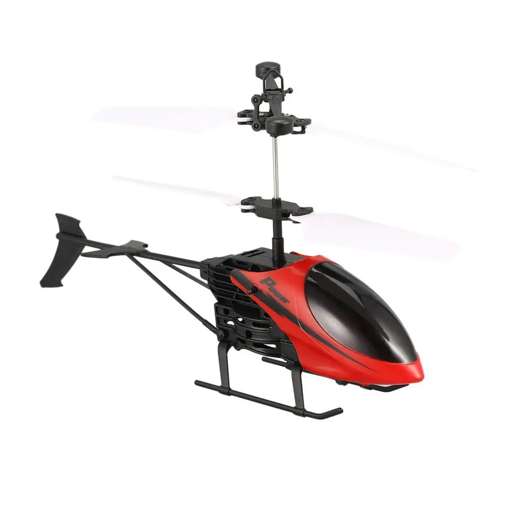D715 Flying Mini Infrared Induction RC Helicopter Drone Remote Control Aircraft with LED Flashing light for Kids Toys Gift