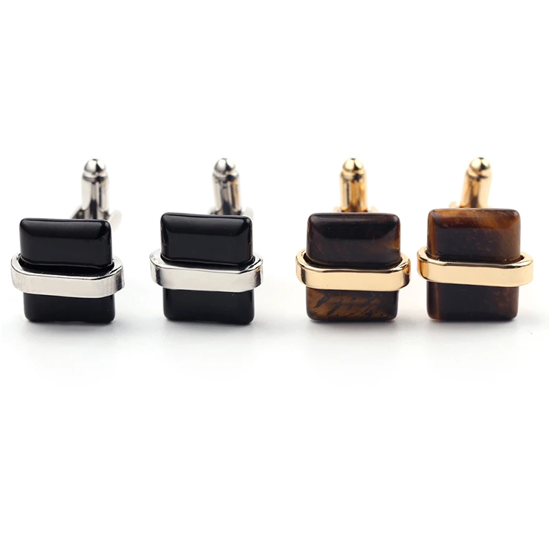 Ювелирные изделия для мужчин брендовые высококачественные Квадратные запонки