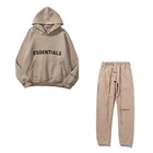 ESSENTIALS Толстовка для мужчин и женщин оверсайз лучшее качество Модный свитшот Канье Уэст Хип Хоп Уличная одежда тренировочные брюки ESSENTIAL