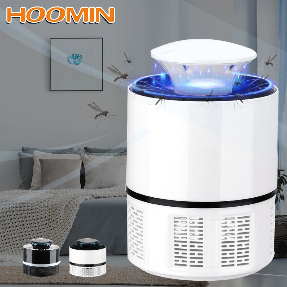 HOOMIN Living Room Pest Control Fly Mosquito Trap Light Insect Lamp Electric USB Killer UV Repellent | Дом и сад