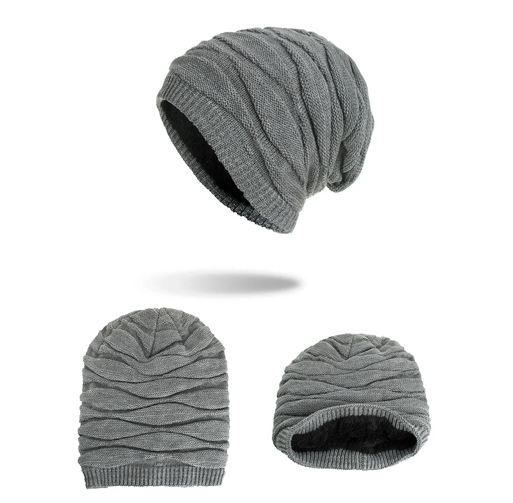 RoxCober зимняя теплая однотонная шапочка вязаная шапка Мужская Skullies Beanies Головные уборы для мужчин и женщин береты-кепки Gorros мужская шапка WM055