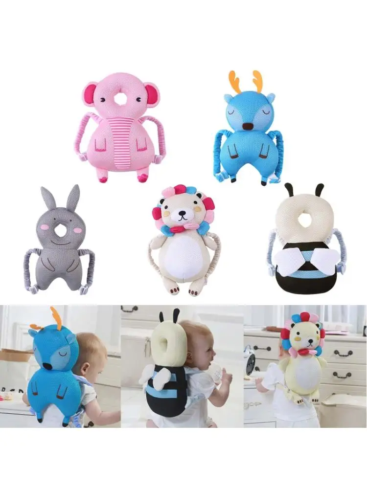 

Toddlers Headrest Neck Safe Pad Backpack Infant Learning Walking Protective Cushion Baby Head Protector Pillow