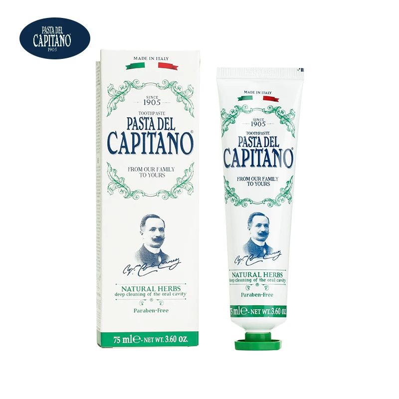 Антибактериальная аллергическая зубная паста CAPITANO для ухода за зубами удаление