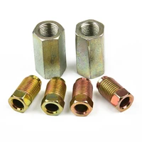 6pcs brake pipe 2 qty 2 way female brake pipe connector with 4 m10 10mm male brake nuts short 316 union 10mm x 1mm