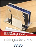 1PCS Copper Glass Door Hinges Frameless Shower Double Door Out-opening Hinges Glass Freely Angle Fixed Holder Brackets