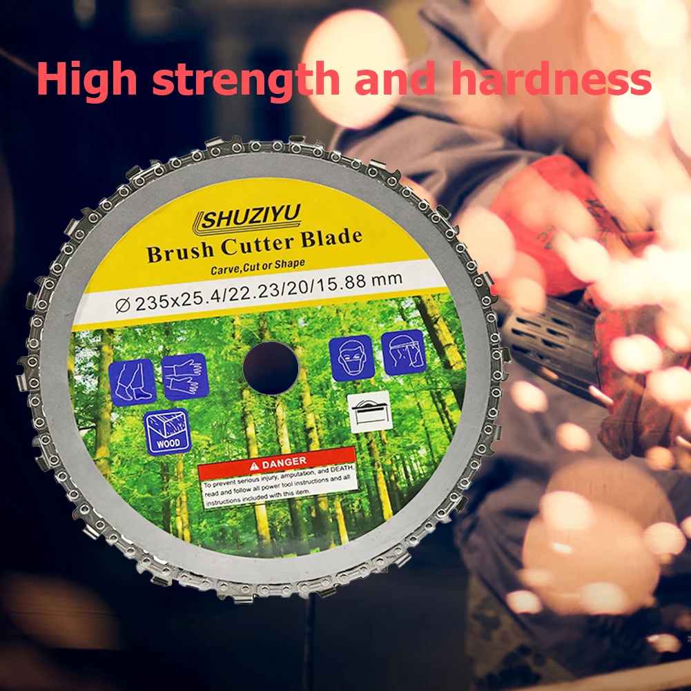 

Chain Disc Grass Trimmer Cutter Brush Cutter Blade Easily Carrying Lightweight Gadgets for Lawn Mower Replacement