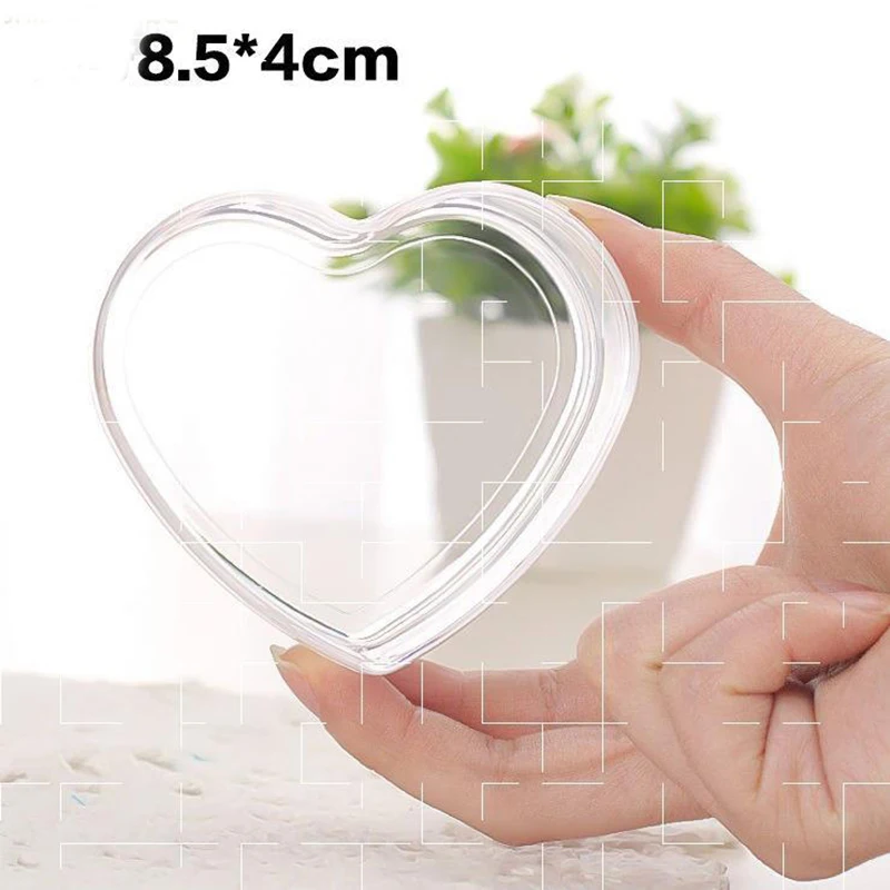 Плоский шар в форме сердца PS window display рождественские украшения елочные