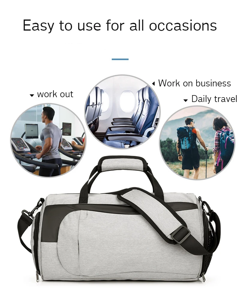 

Men Gym Bags Handbags Outdoor Sports Women Dry Wet Gymtas Yoga Bolsa For Training BagTas Fitness Travel Sac De Sport