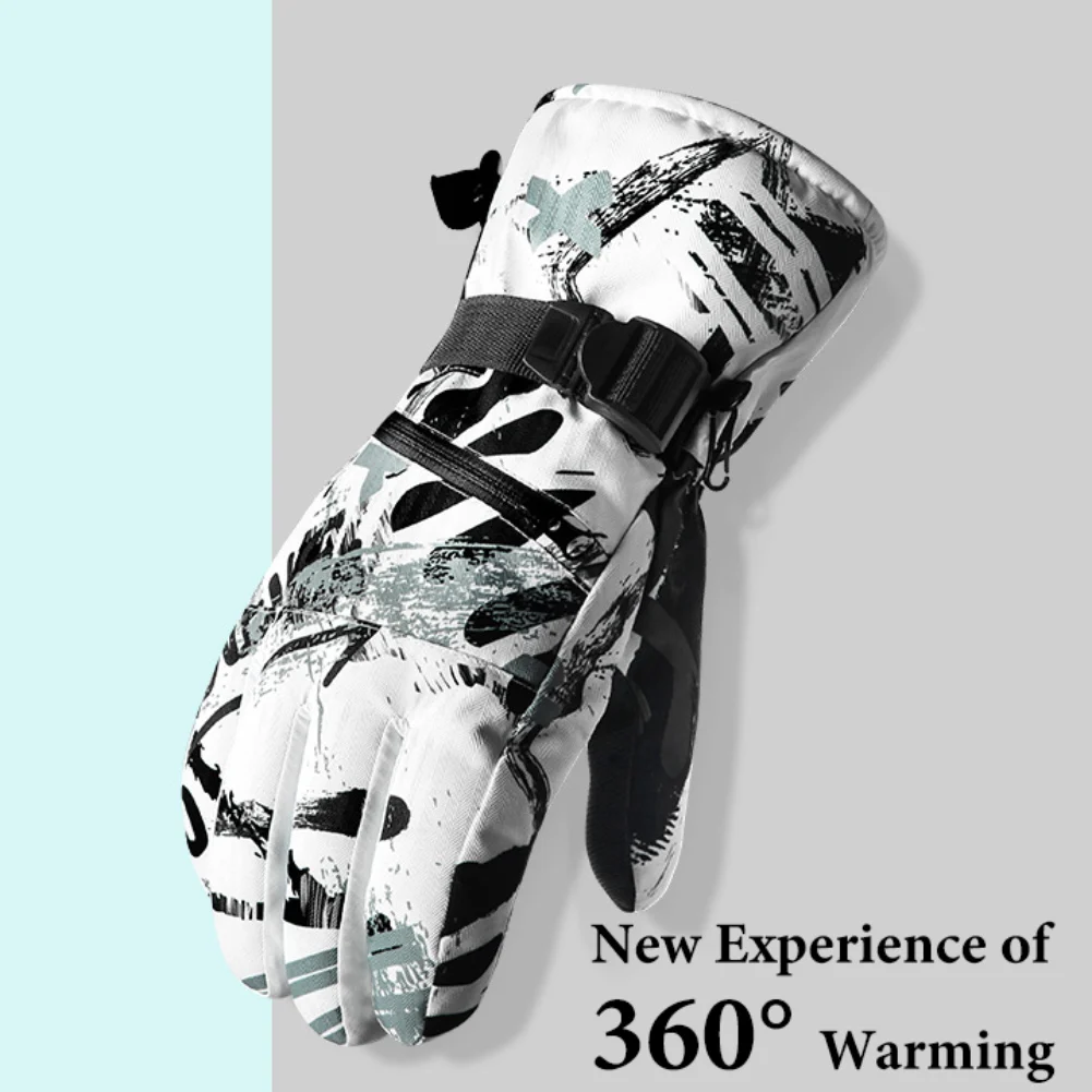 Лыжные перчатки для мужчин и женщин зимой сохранения тепла водонепроницаемости