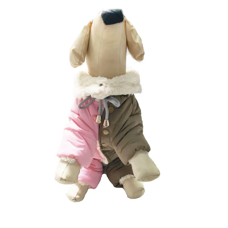 Супертеплая одежда для маленьких собак зимнее пальто куртка наряды щенков