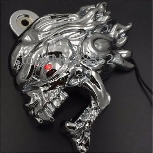 Motorcycle Horn Cover for Harley Side Mount Cowbell all V-rod's LED Chrome | Автомобили и мотоциклы