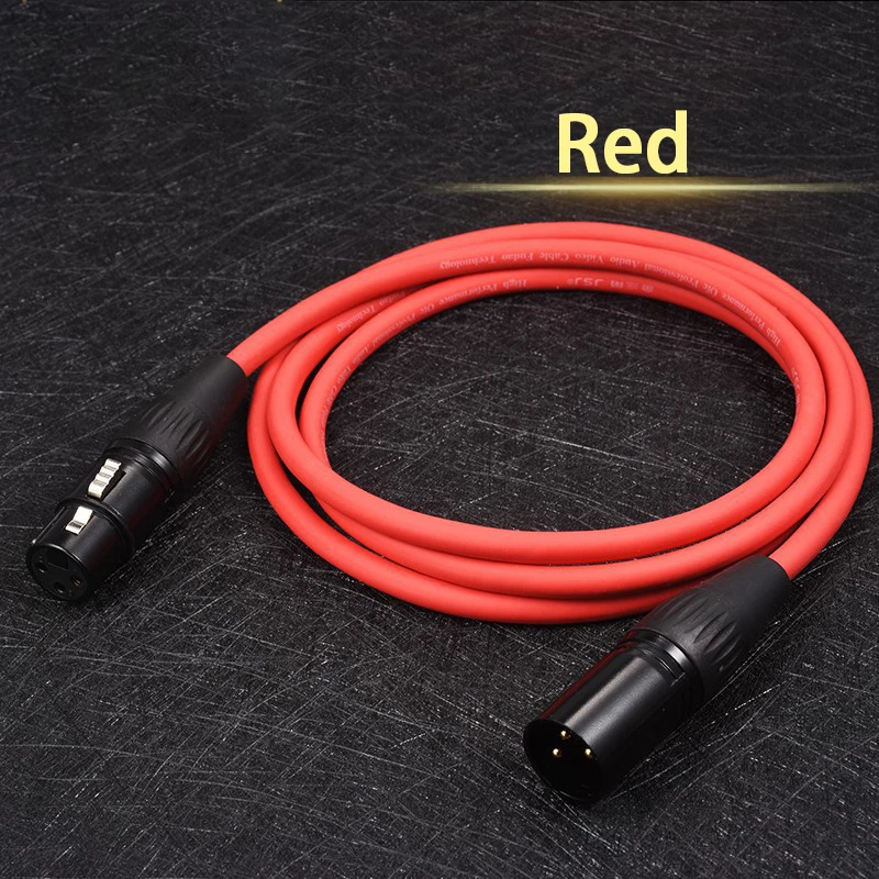 XLR кабель Папа мама M/F 3Pin OFC аудио фольга + Плетеный экранированный для микрофона