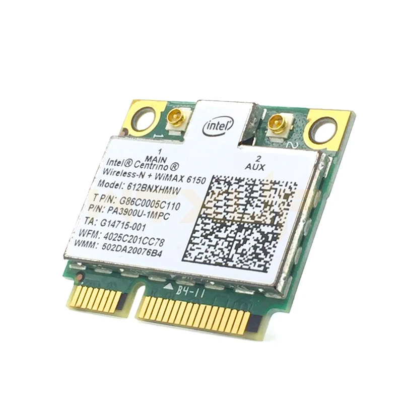 Беспроводная Wi Fi WLAN сетевая карта 300 Мбит/с для Intel Centrino Advanced N WiMAX 6150 612BNXHMW Mini PCI E 300M