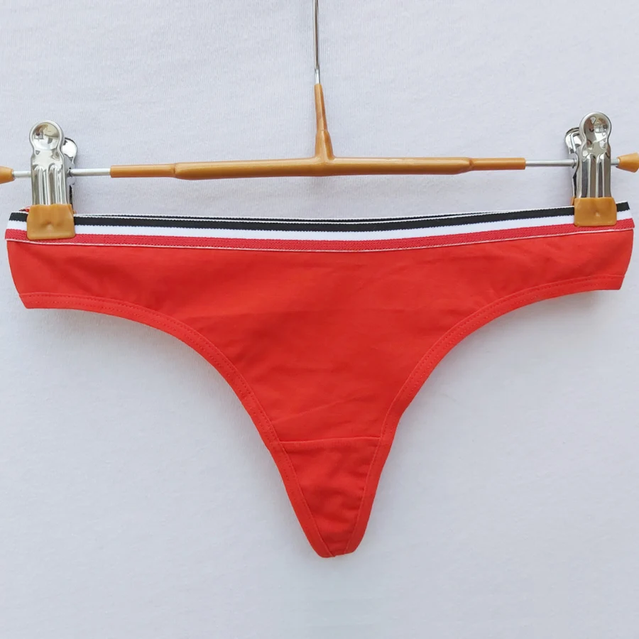 Сексуальные женские хлопковые стринги трусики танга с низкой посадкой