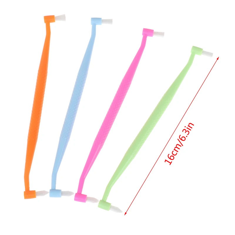 

1pc Double Head Cleaning Interdental Brush Orthodontic Braces Toothbrush