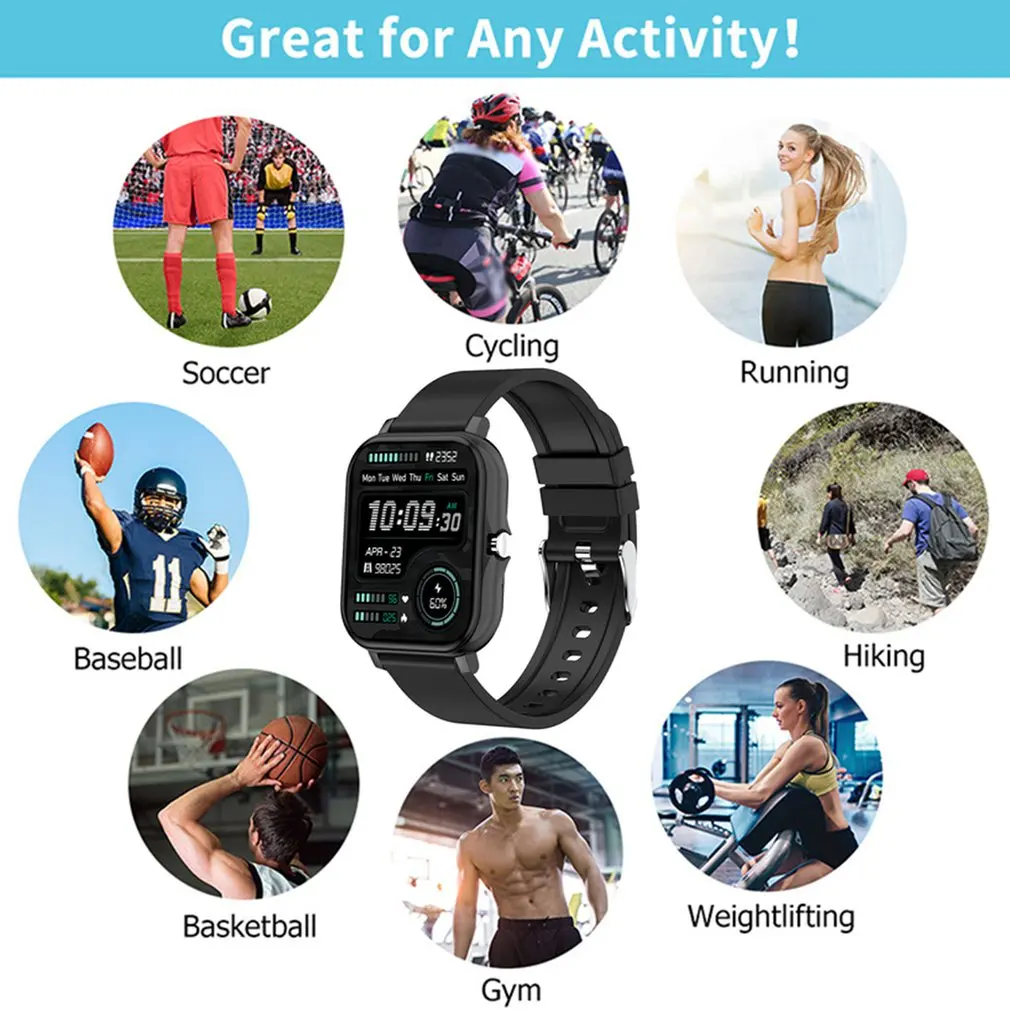 

H20 Smart Bracelet Waterproof Heart Rate Sleep Monitoring Smart Watch Sports Tracker Smartwatch For Android IOS