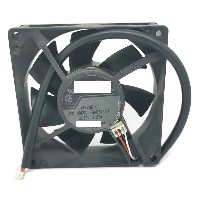 

8CM FBA08A12H 8025 12V 0.25A 3Wire cooling fan 80*80*25mm