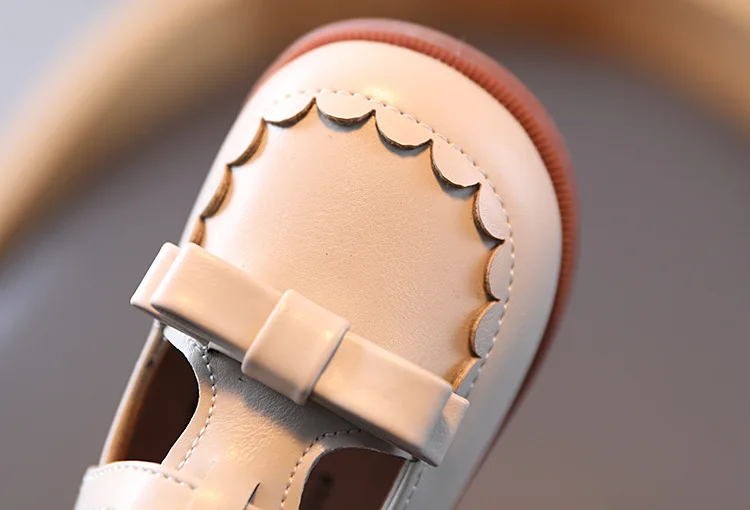

2021 Little Girl'S Spring Baby Shoes Princess Fashion Bow Dress For Children Kids Leather Toddler Casual Shoes 1 2 3 4 5 6 Years