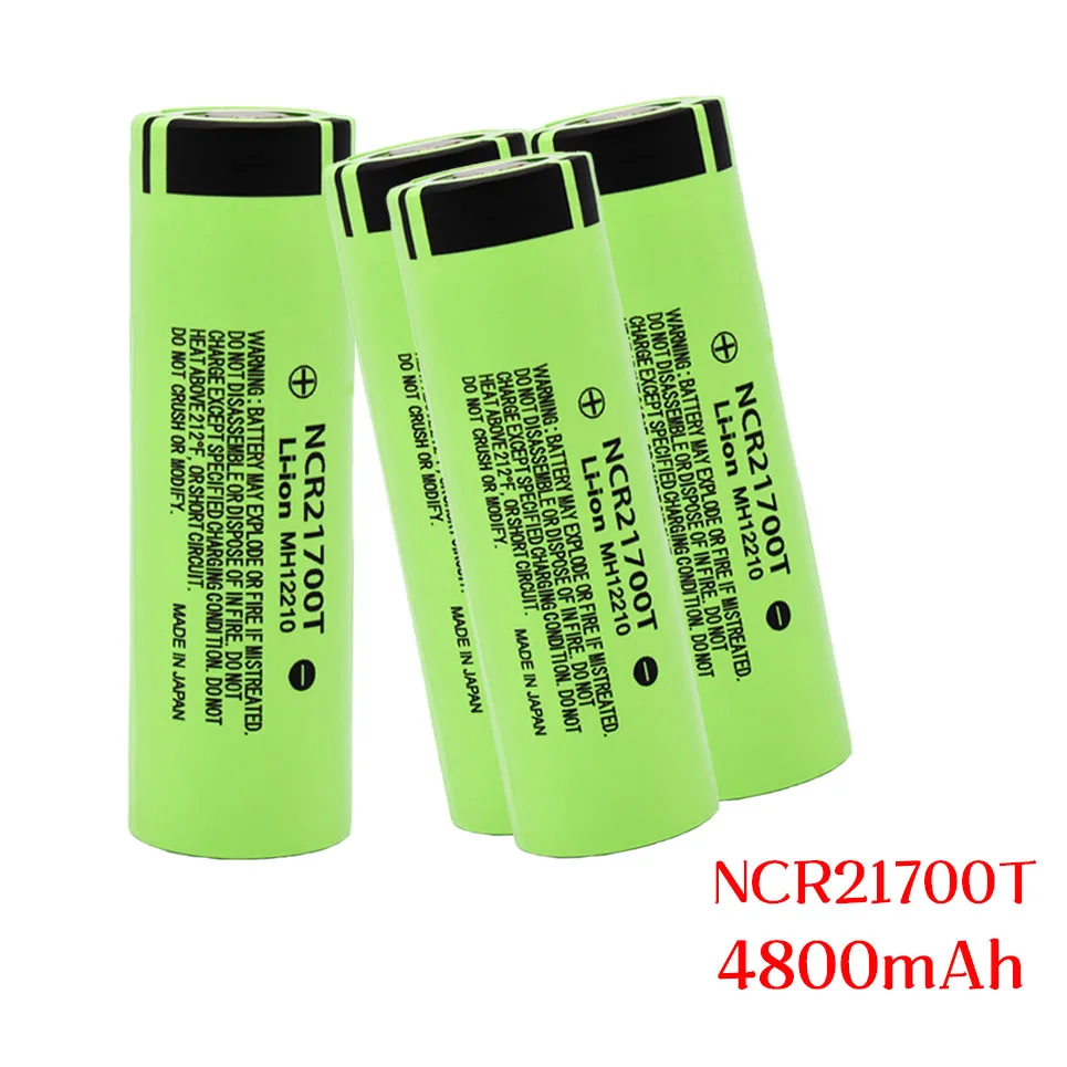 

Original 21700 Battery 4800mAh NCR21700 48T 3.7v Lithium Rechargeable Batteries High Capacity for Flashlight Toys HD Cell