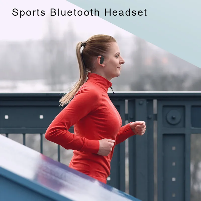 B10 TWS Bluetooth 5 0 наушники спортивные с ушным крючком водонепроницаемые Беспроводная