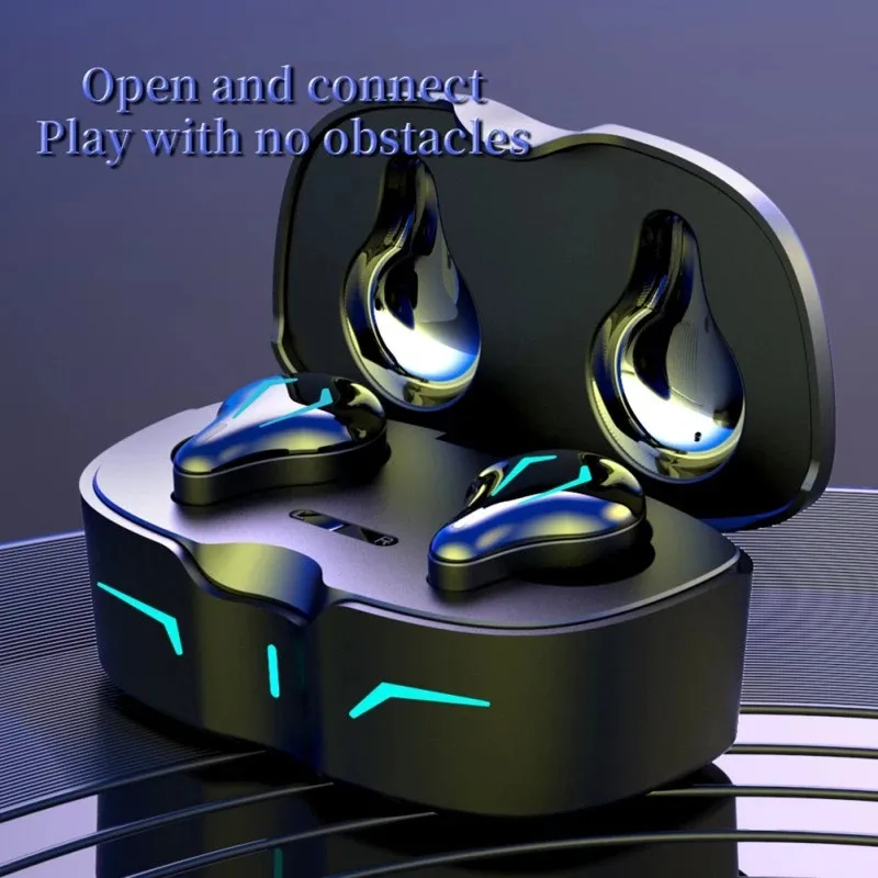 

ME-19 Wireless Earsets Headphones Gaming Earphones Bluetooth 5.1 Low Latency Heavy Bass Headsets Stereo Music Earbuds With Mic