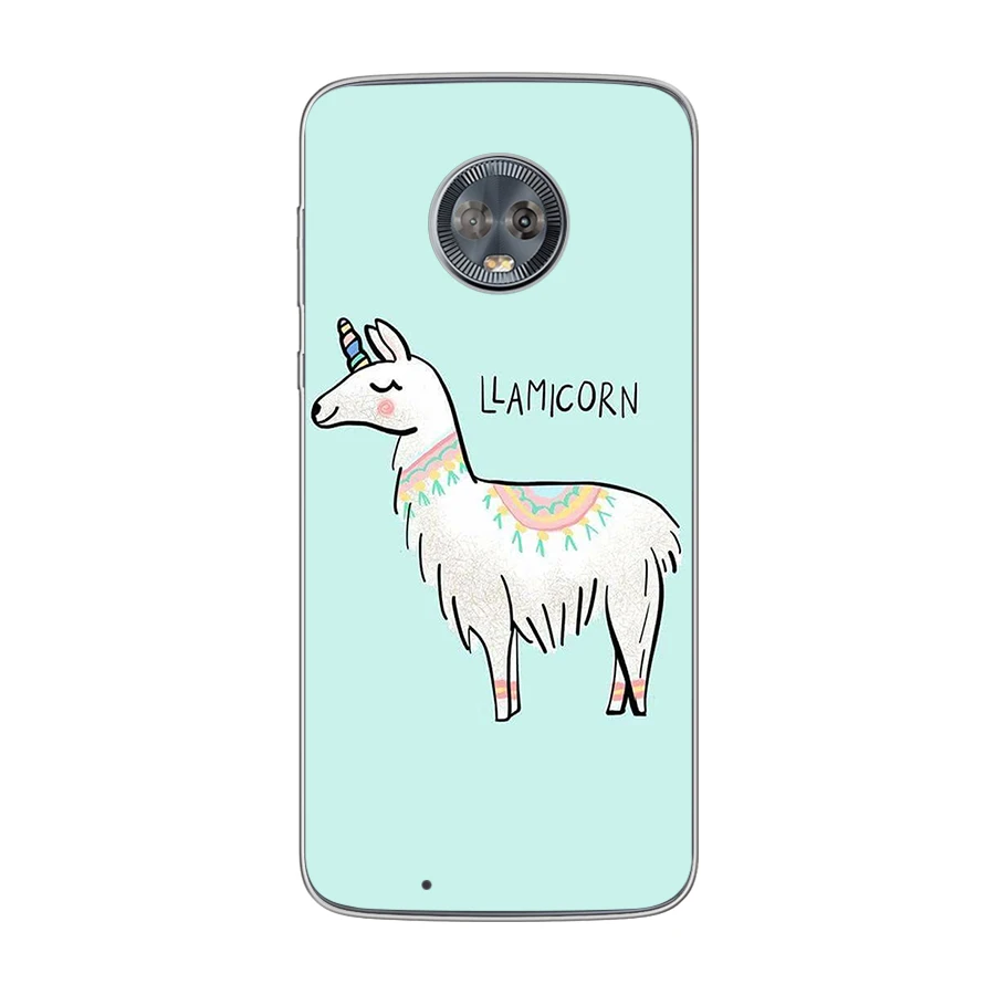 

Animal Alpaca Case for Motorola Moto G9 Play G8 G10 G7 G6 E7 E6 E6s E5 E4 Plus Play Power Lite Soft TPU Phone Cases Cover Funda