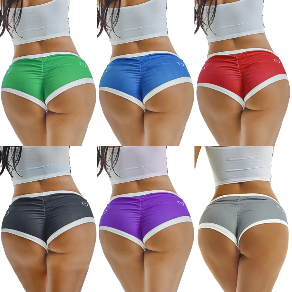 Сексуальные черные байкерские спортивные шорты для фитнеса женские летние йоги