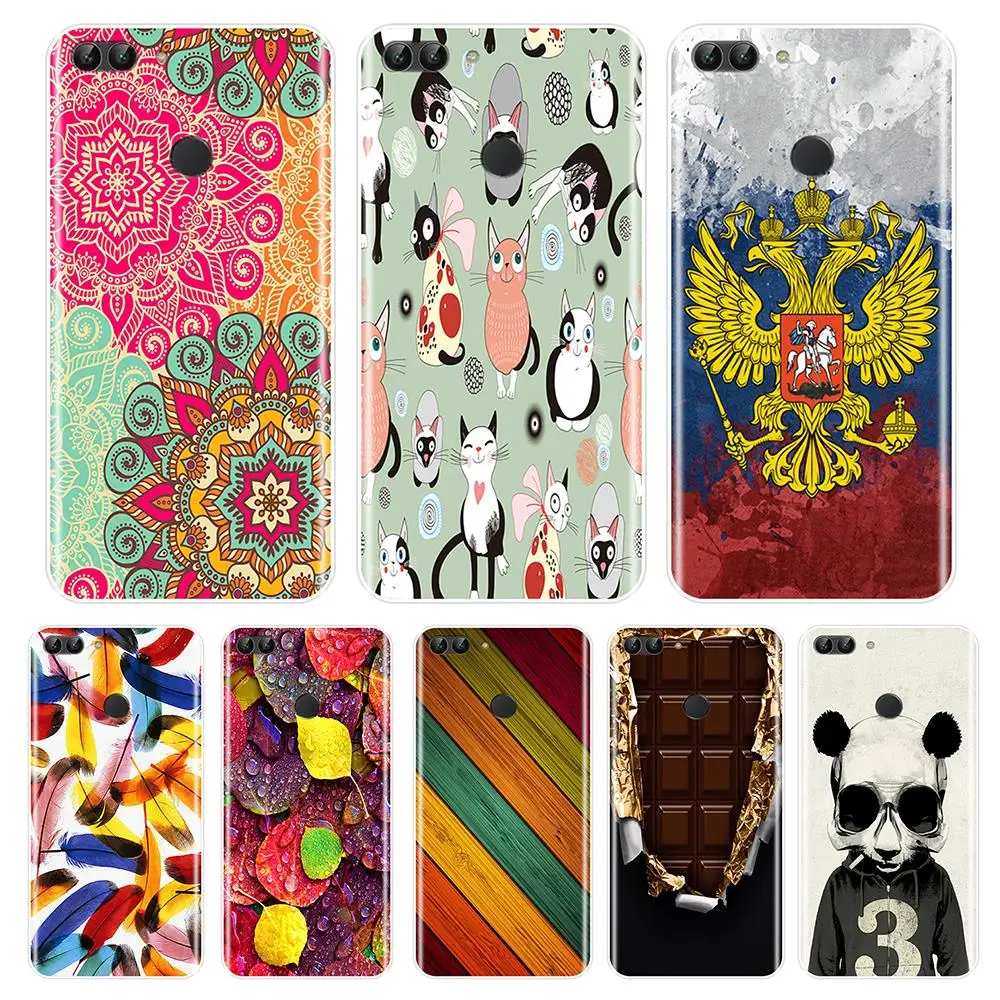 Back Cover For Huawei P8 P9 P10 P20 Lite Pro P Smart Plus 2017 2019 New Pattern Phone Case Silicone Mini | Мобильные телефоны и
