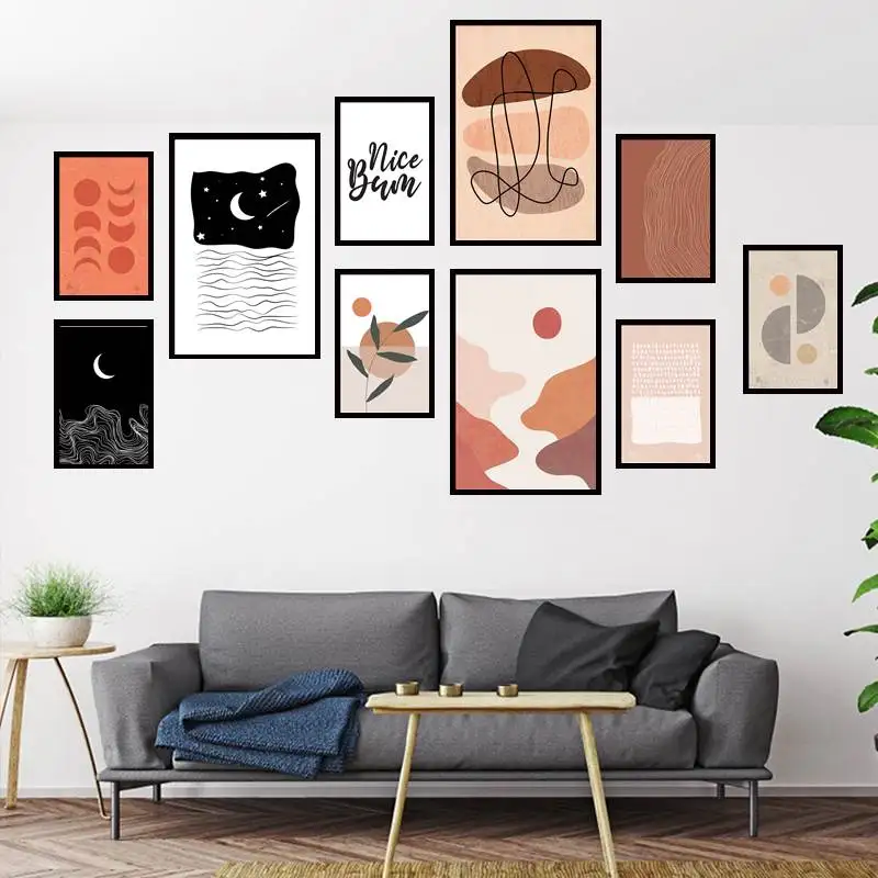 

Neutral Beige Color Contemporary Art Abstract Wall Art Wall Art able Wall Art Canvas Wall Art for Bedroom Home Decorations