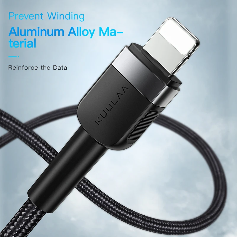 KUULAA быстрой зарядки USB кабель для передачи данных iPhone 12 11 Pro Max X XS 8 7 6 6s 5s Кабель iPad