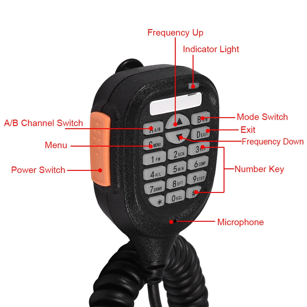 

SOONHUA Vehicle Transceiver Walkie Talkie Mini Car Mobile FM Radio VHF UHF Dual-Band 128 Channels Free Shipping