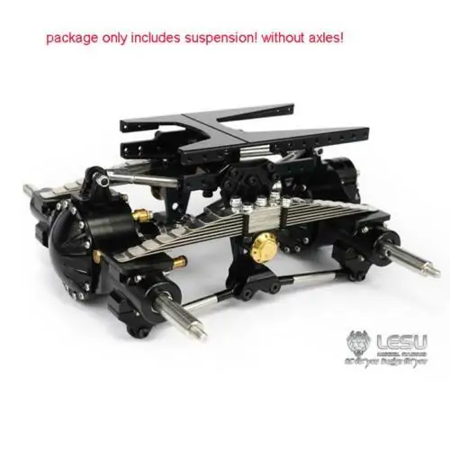 

Metal Rear Suspension Parts for 1/16 RC Tractor Truck Bruder Model Car Axle TH16668