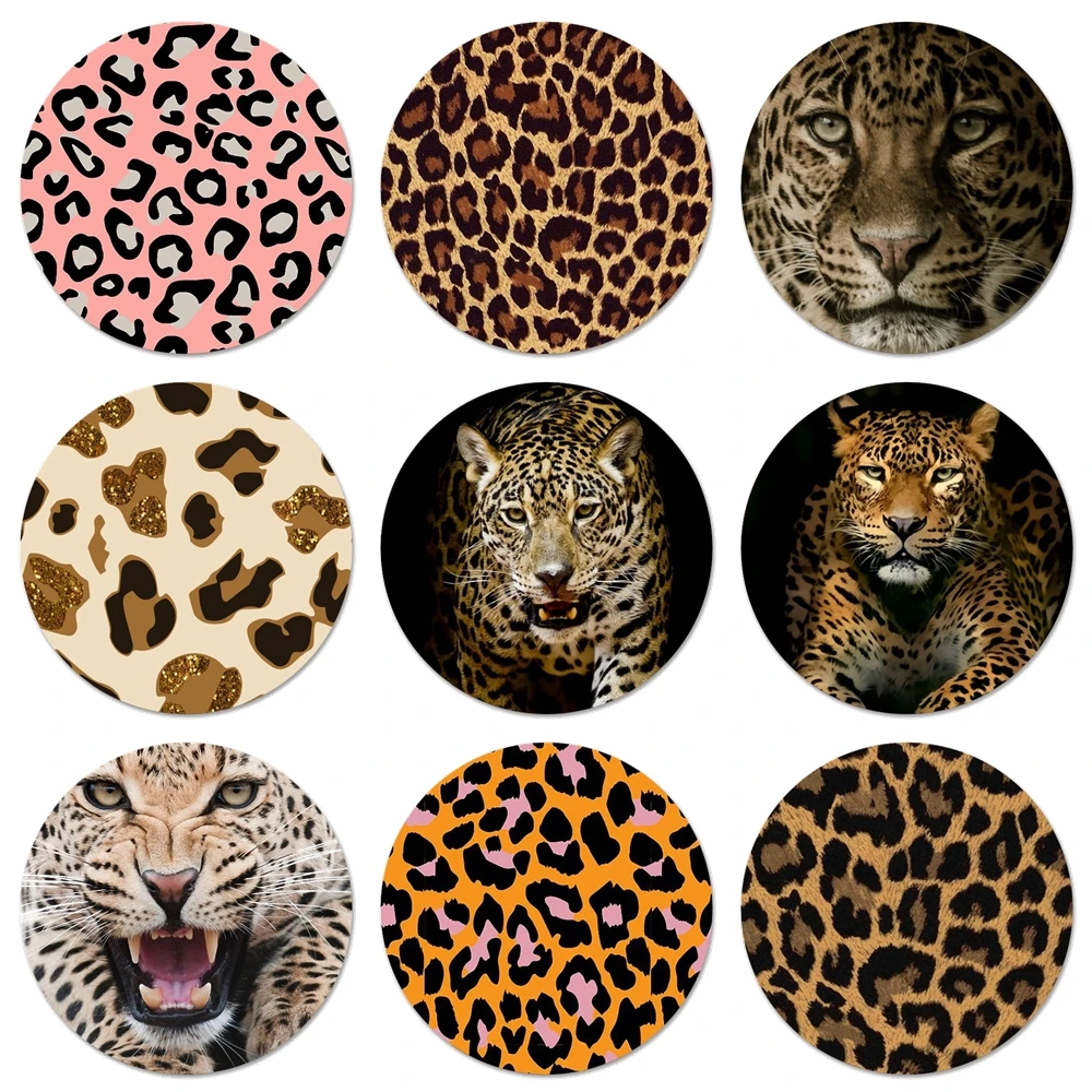 58 мм с леопардом тигром значок брошь заколка аксессуары для одежды рюкзак