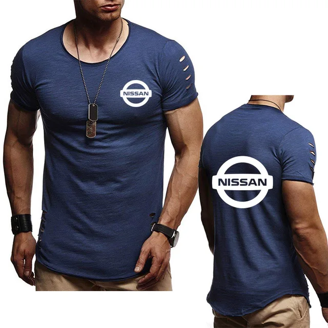 Футболка мужская с коротким рукавом хлопок круглый вырез принт логотипа машины Y