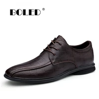 natural leather men dress shoes plus size quality business men shoes flats office wedding oxford shoes men