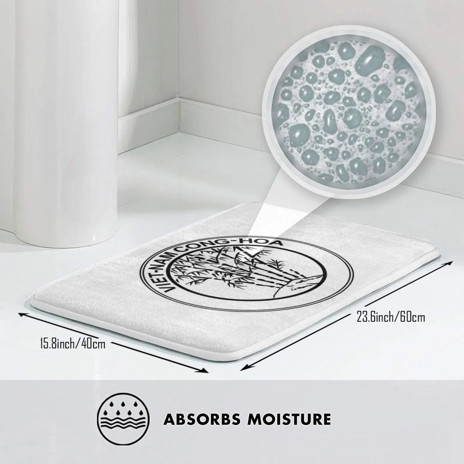 Накладка на ковер с символикой герба Южной Вьетнама (1955-1957)