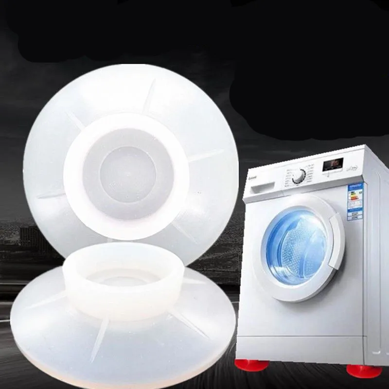 Накладки для стиральной машины 4 шт. Нескользящие черные противоударные