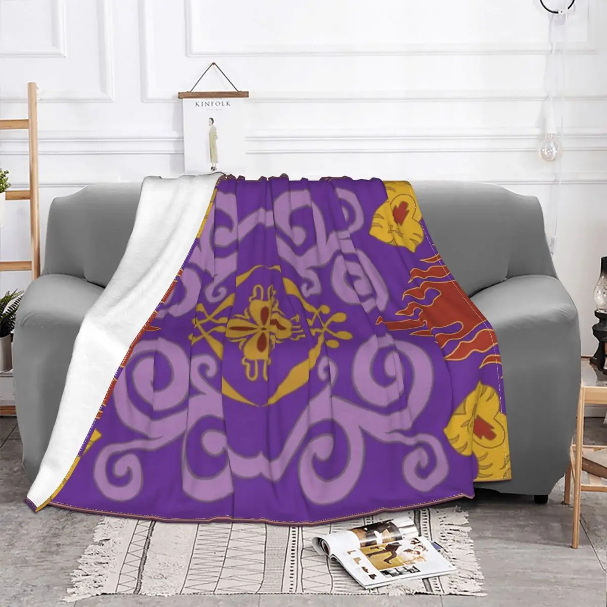 Magic Carpet Blanket Bedspread Bed Plaid Muslin Sofa Blankets Luxury Beach Towel | Дом и сад