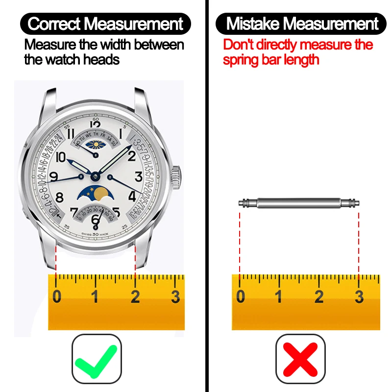Отличные Пружинные штифты из нержавеющей стали 8 мм-27 мм ремешок для часов ремонт