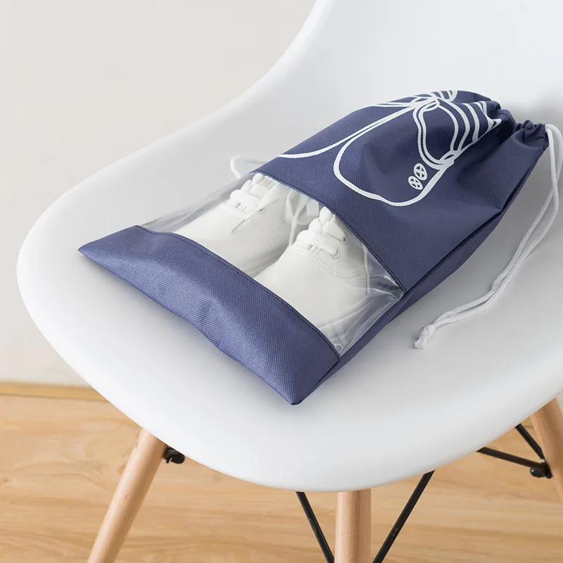 Дорожная сумка для хранения обуви нетканый прозрачный мешок обуви|Сумки вещей| |