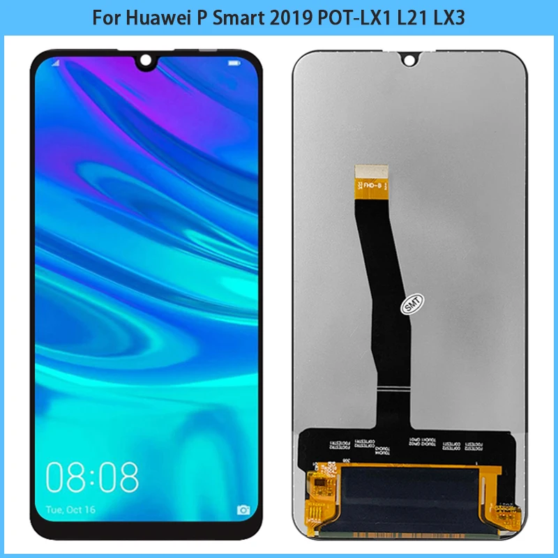 

New 6.21" For Huawei P Smart 2019 POT-LX1 L21 LX3 LCD Display Touch Screen Digitizer Assembly P Smart 2019 LCD Panel Replace