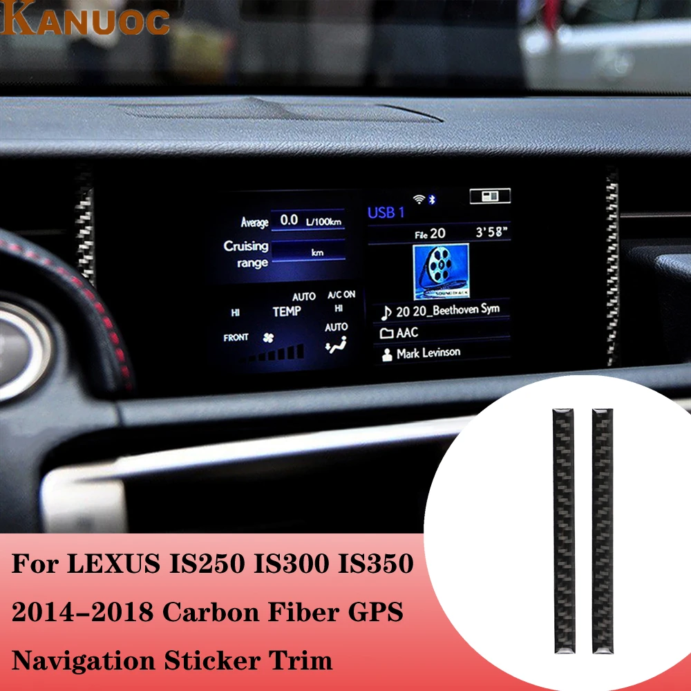 Для LEXUS IS250 IS300 IS350 2014 2018 Автомобильный GPS навигатор рамка отделка наклейка