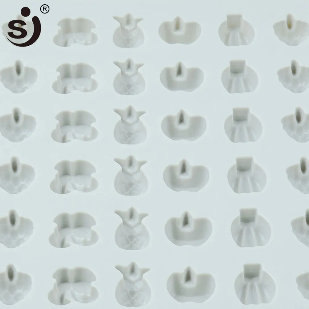 SJ 3d силиконовые формы для шоколада с фруктами и вишнями инструменты выпечки