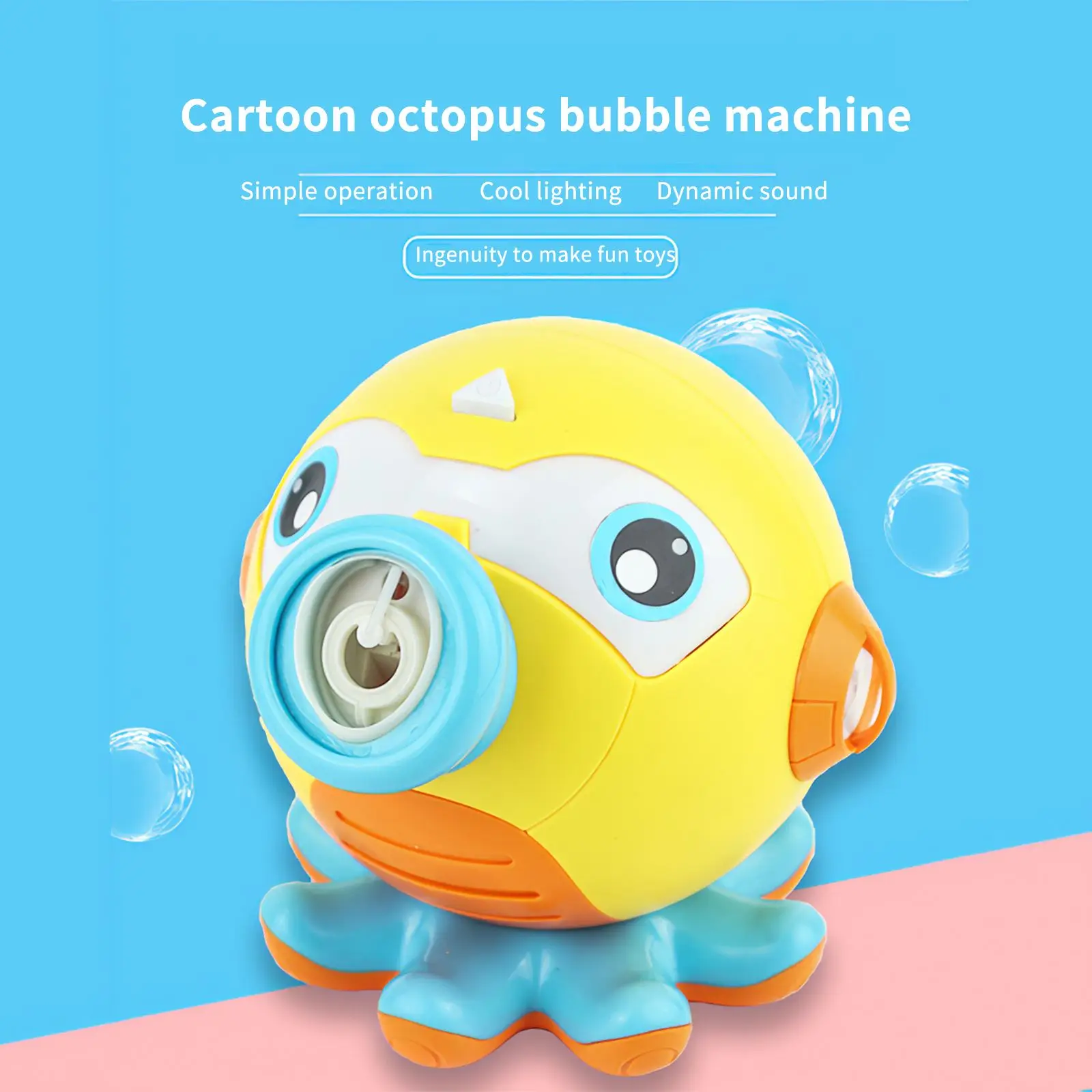 

Octopus Bubble Machine Cartoon Automatic Bubble Maker Outdoor Soap Bubble Maker Generating For Children Party Wedding Kids Gift