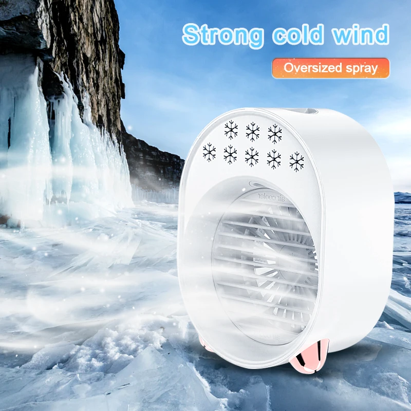 

Mini Air Conditioner Air Cooler Fan 7 Colors Light USB Portable Air Conditioner Personal Space Air Cooling Refrigeration Fan