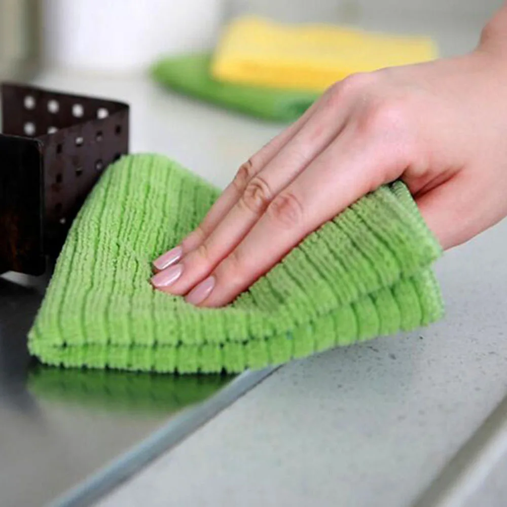 1 предмет стиральная ткани блюдо тряпки посуда Полотенца из бамбукового волокна